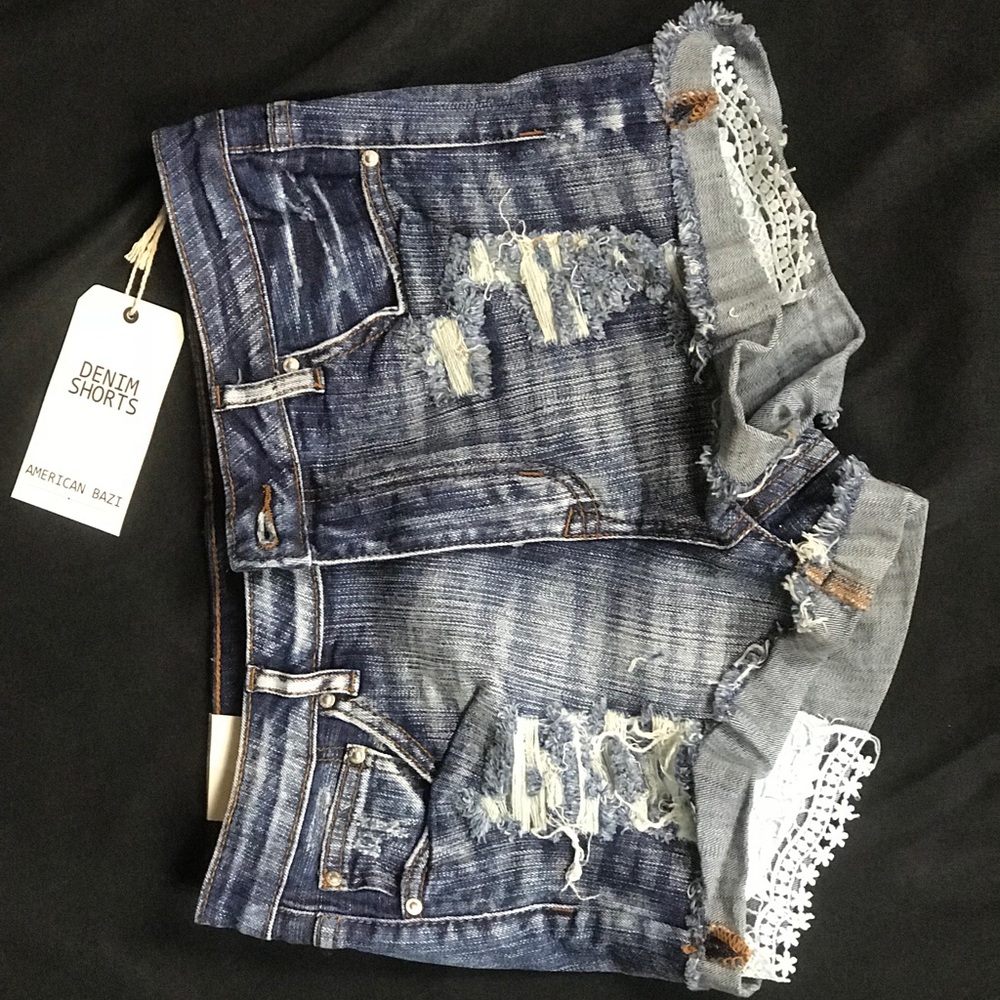 Distressed Denim Shorts 😍